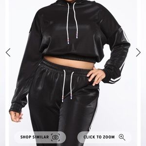 Women’s Black Matching Set